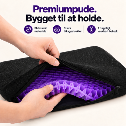 NeedyKnee SitteKomfort™ – Ergonomisk gelépude til sunde siddestunder