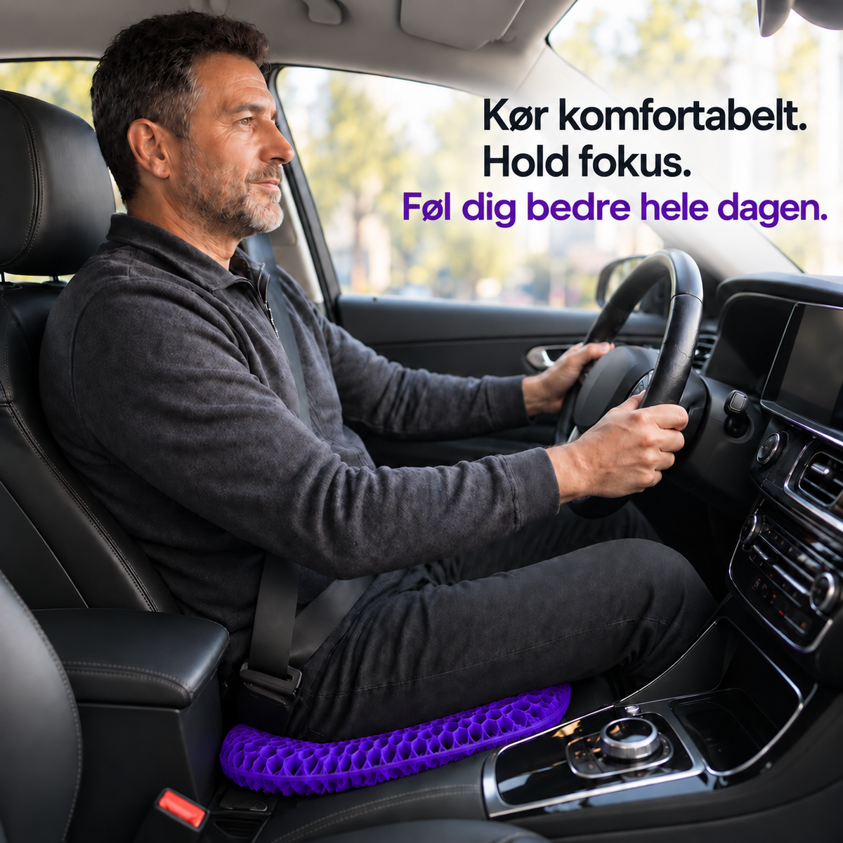 NeedyKnee SitteKomfort™ – Ergonomisk gelépude til sunde siddestunder