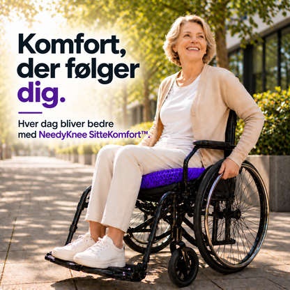 NeedyKnee SitteKomfort™ – Ergonomisk gelépude til sunde siddestunder