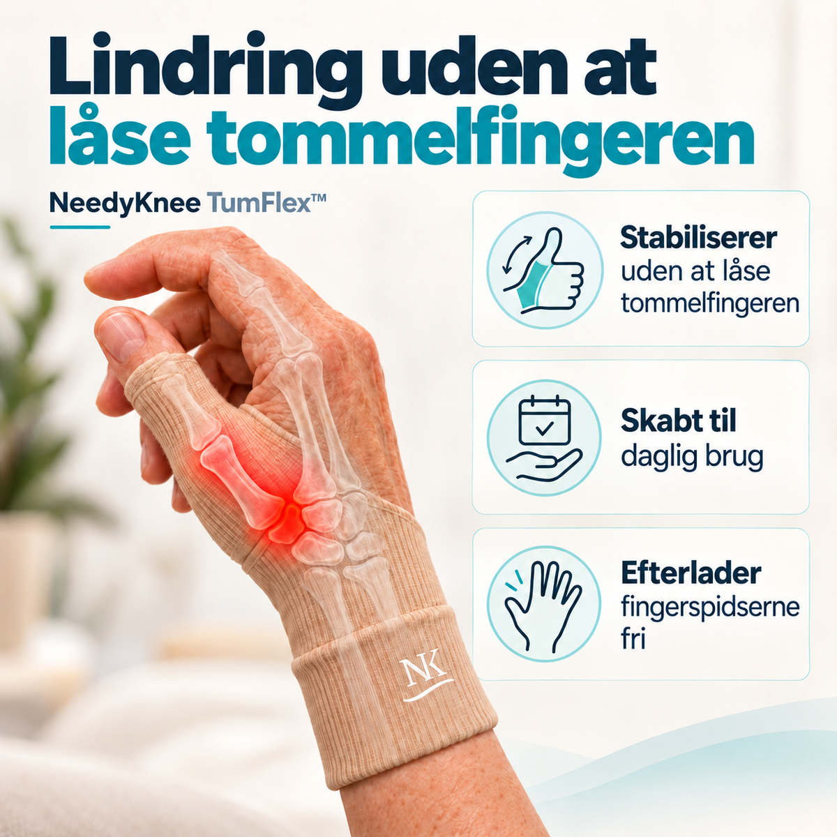 NeedyKnee TumFlex™ – Støtte & komfort