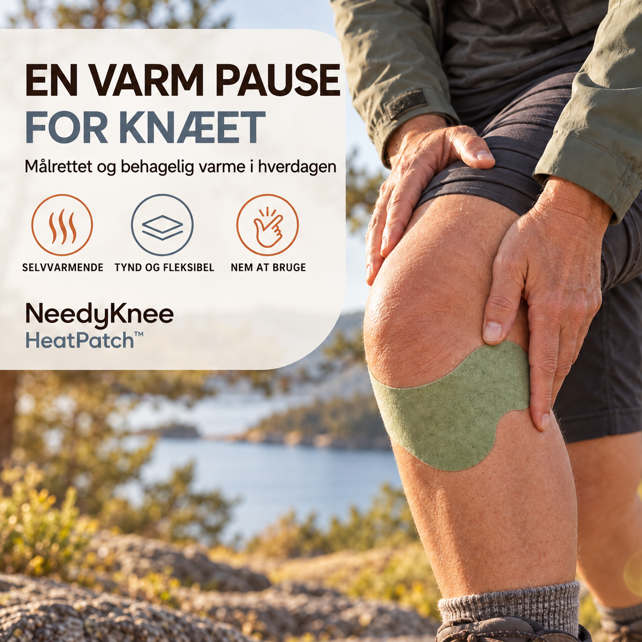 Selvopvarmende knæplaster™ – 120 stk. i én pakke