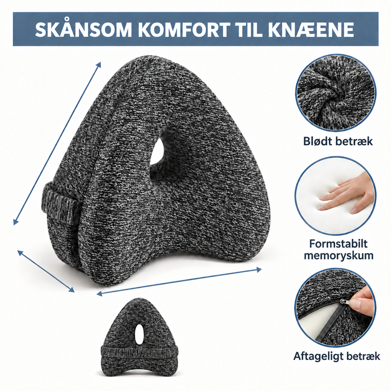 Ergonomisk knæpude